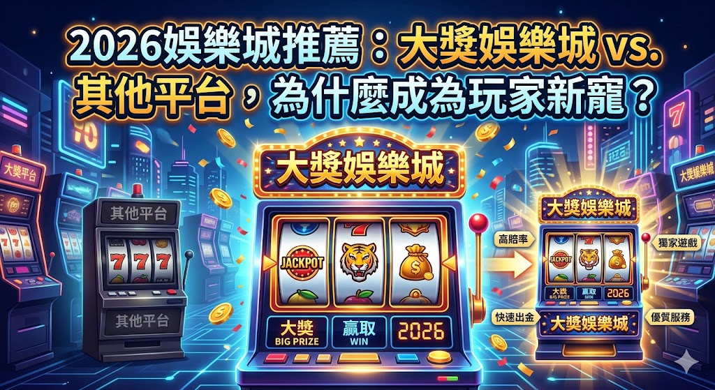 2026娛樂城推薦：大獎娛樂城 vs. 其他平台，為什麼成為玩家新寵？