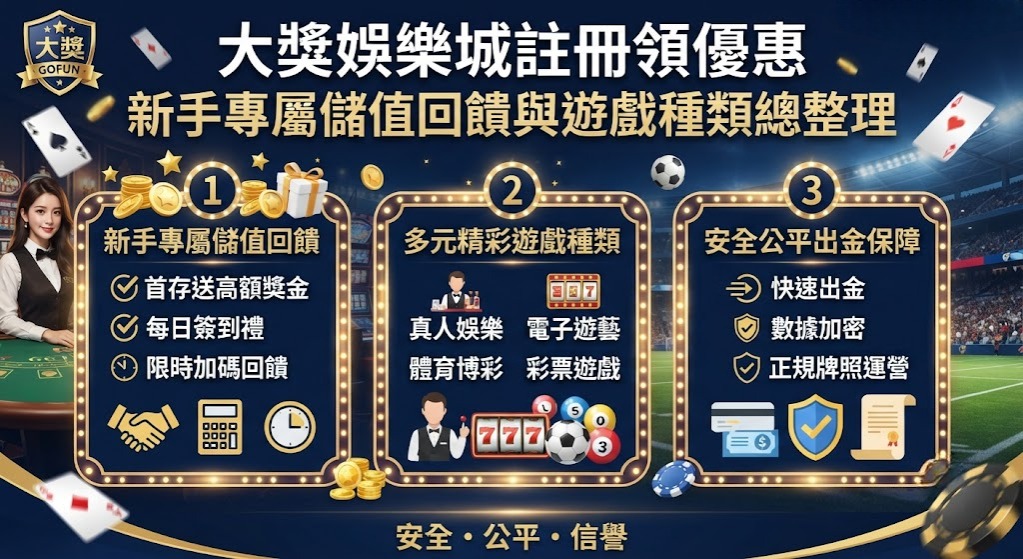 新手馬上註冊搶先體驗，把超高回饋一次帶回家！
